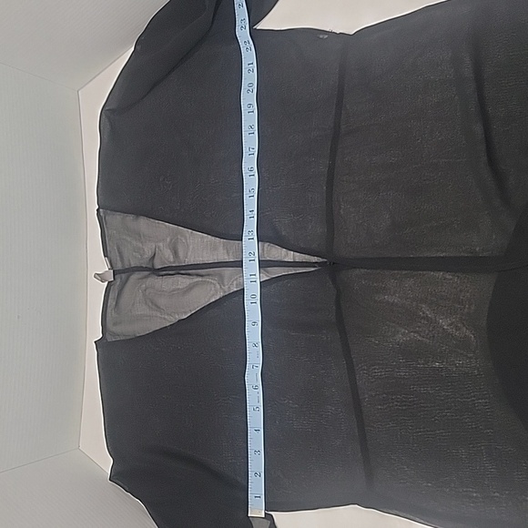 ASOS Swim Sheer Black Bathing Suit Cover Up.  Size 6, EUC - Picture 8 of 9